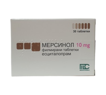 МЕРСИНОЛ 10мг х 30ф.тб.